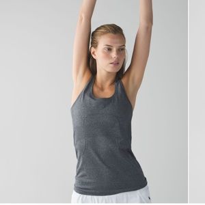 lululemon swiftly tech racerback grey sz6